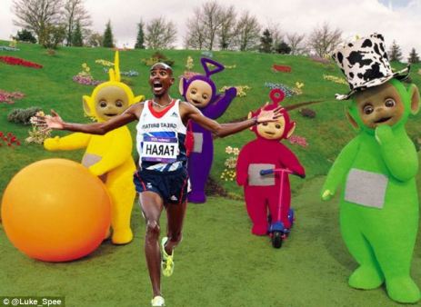 Running from Tella Tubbies